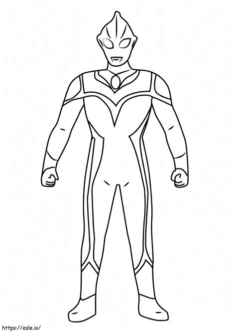 Ultraman 5 Coloring Page