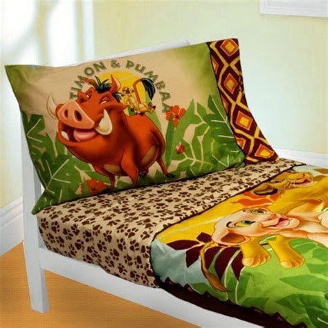 New Disney Lion King 4 Piece Toddler Bedding Set Toy T Baby T