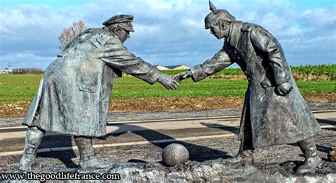 Christmas Day And The Christmas Truce Statue