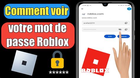 Comment Voir Votre Mot De Passe Roblox Dans Mobile Youtube