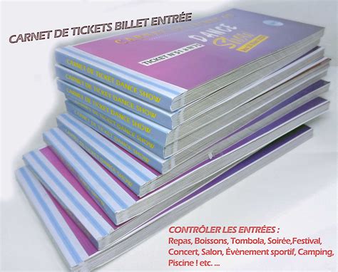 Carnet De Tickets Billet Entr E Afrikannonces