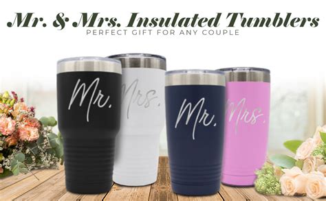 My Personal Memories Mr And Mrs Set Of 2 Stainless Steel