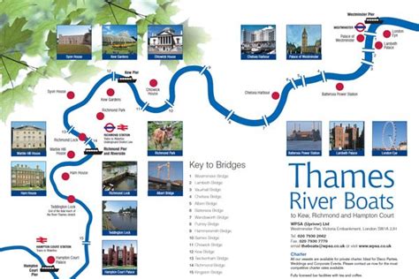 √ River Thames Map Uk