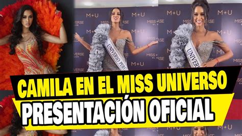 Miss Universo Miss Per Camila Escribens Se Presenta Oficialmente En