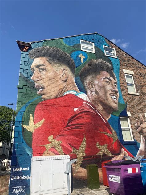 On Twitter New Roberto Firmino Mural On Rockfield