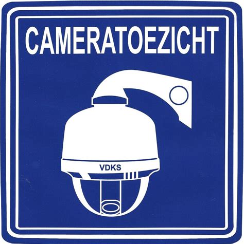 Camera Toezicht Preventie Stickers Van Der Knaap Security