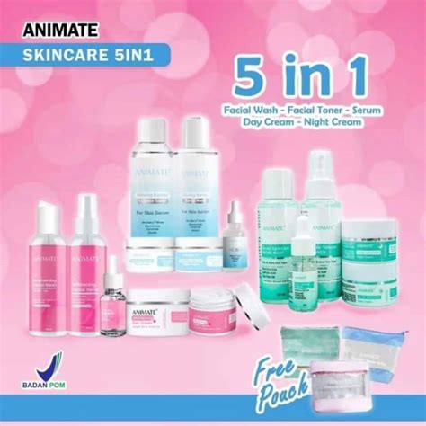 Animate Skincare Animate Instante Whitening Series In Animate Paket