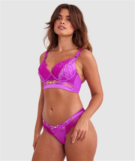 Bras N Things Vamp Agent Lust Push Up Bra Pink 01453401