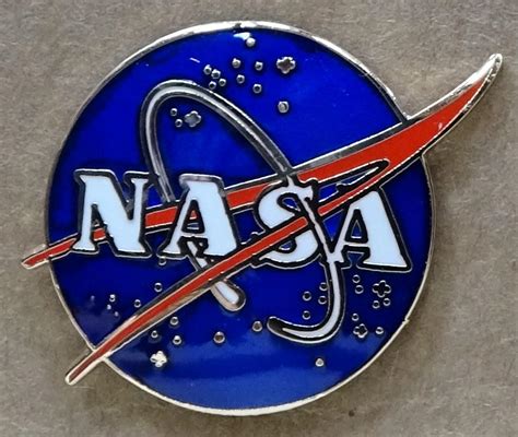 NASA Meatball Logo Large Pin - International Space Hall of Fame Gift Shop