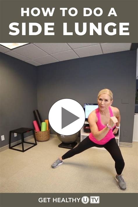 How To Do Side Lunges With Correct Form Ghu Tv Side Lunges Lunge