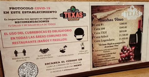 Carta Del Restaurante Texas Roadhouse Mérida Merida