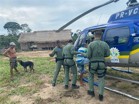 Idoso é resgatado por helicóptero 4 dias após ser picado por cobra