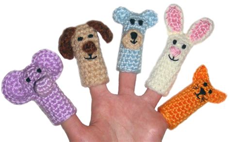 Crochet Spot » Blog Archive » Crochet Pattern: Animal Finger Puppets ...