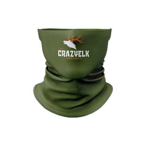 Crazy Elk Army Green Neck Gaiter Face Mask – Crazy Elk Company