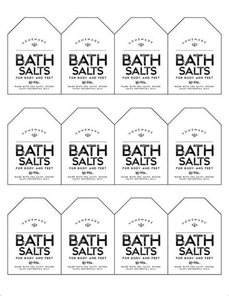 Lavender Mint Bath Salts Labels Tutorial Bath Salt Labeling Soap Labels Bath Salts Diy