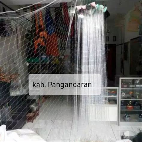 Jual Jaring Ikan Siap Pakai Tinggi M Panjang M Pemberat Lanting