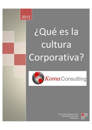 Cultura Corporativa Pdf