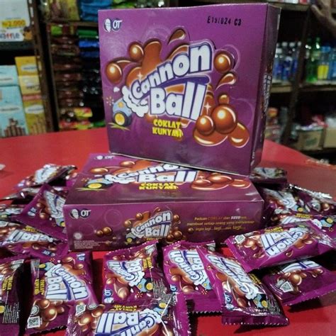 Jual Cannon Ball Coklat Kunyak Box Isi Pics G Shopee Indonesia