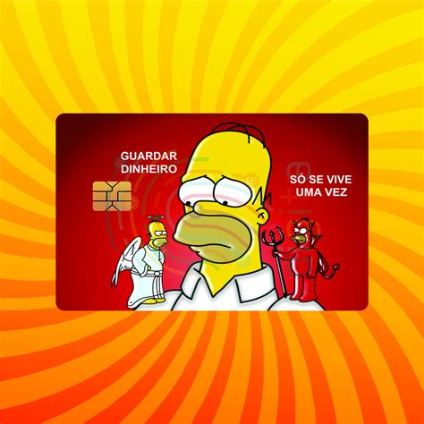 Adesivo Para Cart O Homer Simpson Anjo E Dem Nio Shopee Brasil