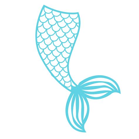 Mermaid Tail Design Element Png