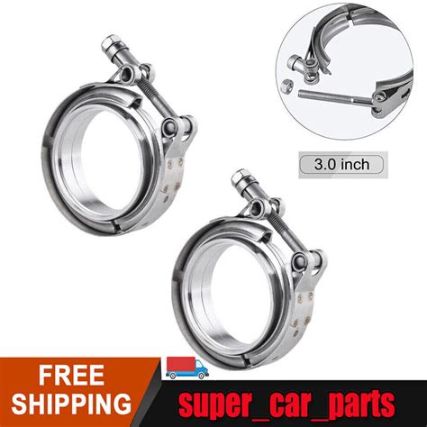 X Universal Inch Stainless Steel V Band Turbo Pipe Exhaust Clamp