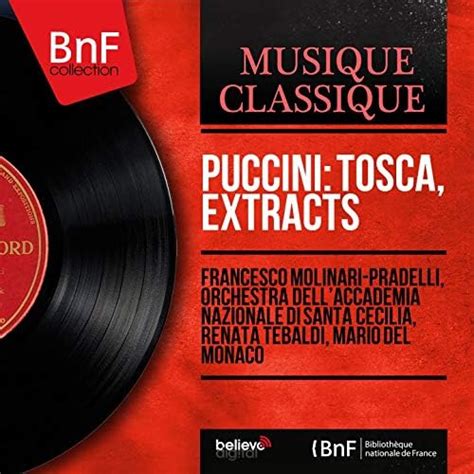 Amazon Co Jp Puccini Tosca Extracts Mono Version Francesco