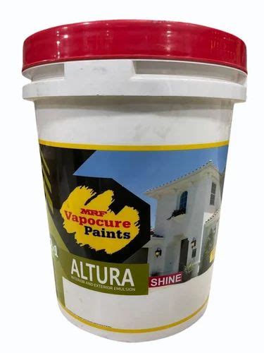 MRF Vapocure Altura Exterior Interior Emulsion Paint Packaging Size