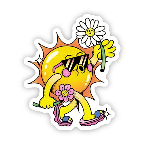 Walking On Sunshine Sticker – Big Moods