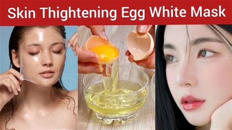 Egg White Face Mask Egg Face Mask For Loose Skin And Skin Thightening