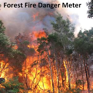 Forest Fire Danger Meter Forest Fire Danger Index Calculator