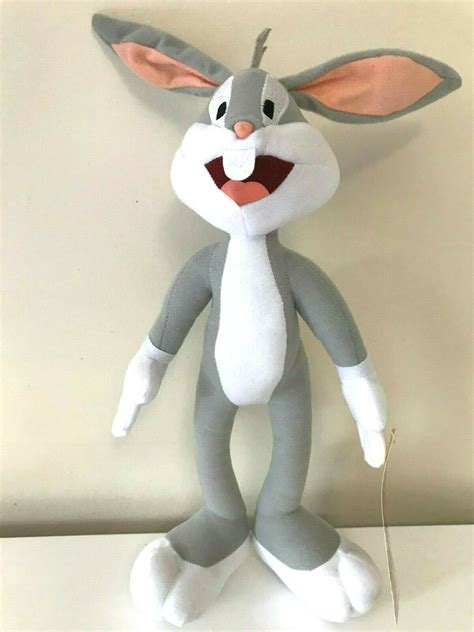 New Licensed Large Looney Tunes Bugs Bunny Rabbit Plush 13 Nwt Soft