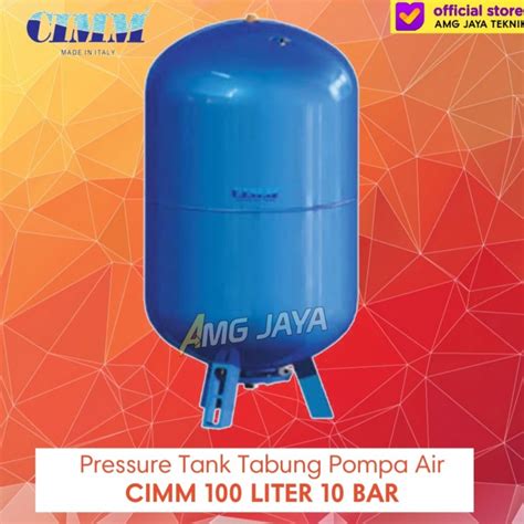 Jual Pressure Tank Tabung Pompa Air Liter Bar Cimm Afe Ce L