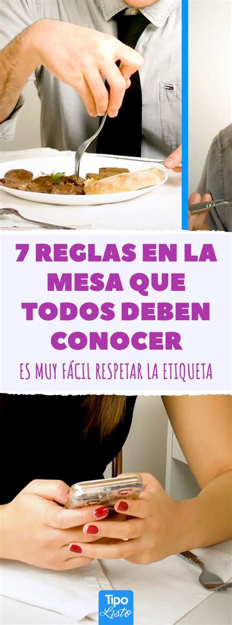 7 Reglas En La Mesa Que Todos Deben Conocer Reglas De Etiqueta Que