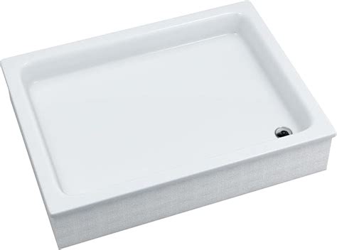 Sellon24 Receveur De Douche Avec Support Blanc Stable Et Lisse