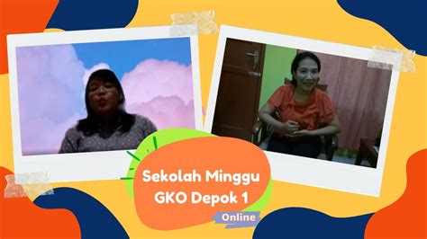 Ibadah Sekolah Minggu Gko Jemaat Depok Maret Youtube