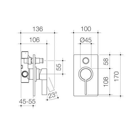 Mixers Caroma Clark Dorf Stylus Dorf Enigma Bath Shower Diverter