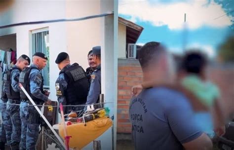 Em Barra do Garças criança de 2 anos é resgatada pela PM durante surto