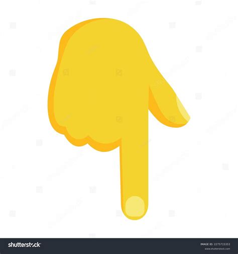 Pointing Finger Emoji Photos, Images & Pictures | Shutterstock