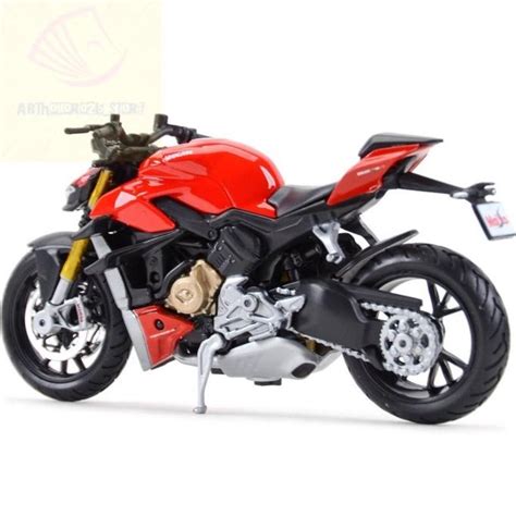 Jual MINIATUR MOTOR DUCATI SUPER NAKED V4 S SKALA 1 18 UNTUK KOLEKSI