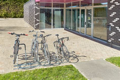 Mottez Fahrradst Nder F R Fahrr Der Grundmodul Verzinkter Stahl