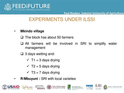 Innovation Laboratory For Small Scale Irrigation Africa Rice Ppt