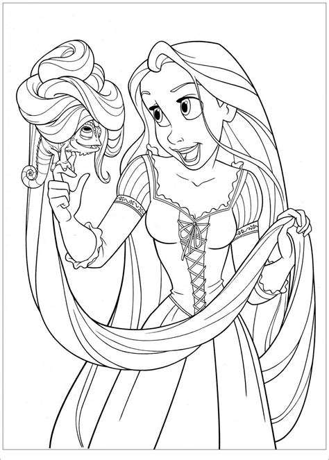 Dibujos Para Colorear De Tangled Rapunzel Para Imprimir P Ginas De