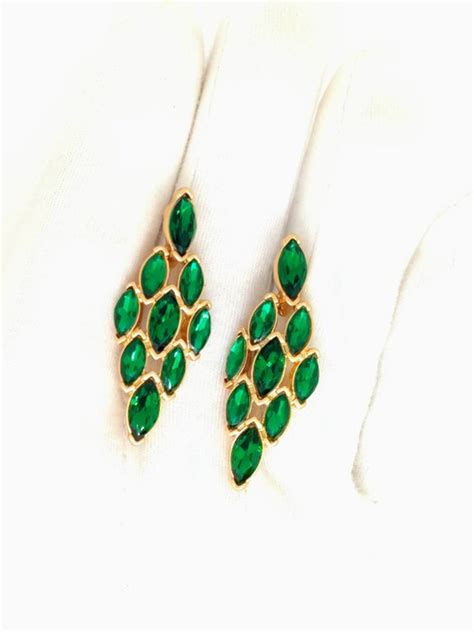 Oscar De La Renta Navette Stud Boucles D Oreilles Catawiki