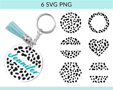 Dalmatian Keychain Svg Round Keychain Svg Dalmatian Keyring - Etsy | Keychain, Keychain design ...