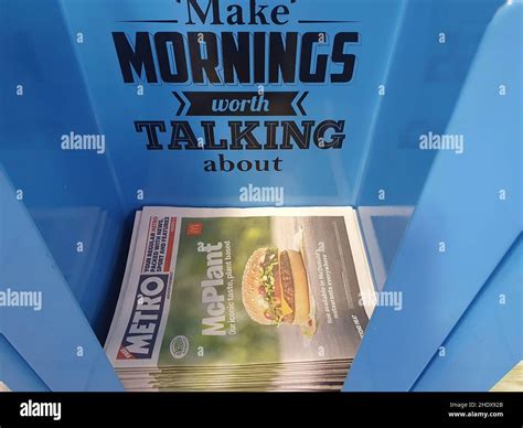 Metro Newspaper Wrap Hi Res Stock Photography And Images Alamy