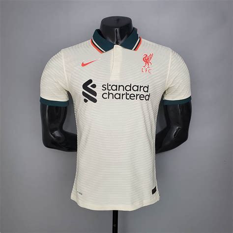 21 22 Liverpool Soccer Jersey Away White Soccer Shirt Player Version