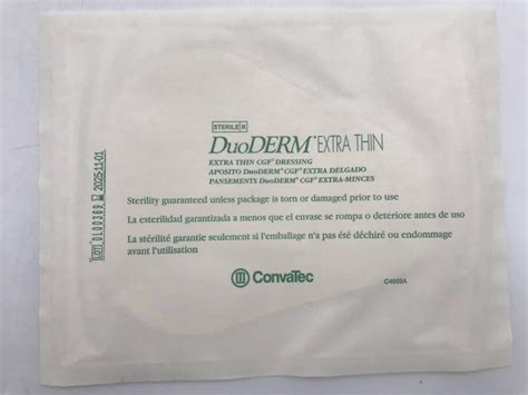 Convatec 187903 DuoDerm Extra Thin CGF Dressing 6in X 7in 10 Box GB