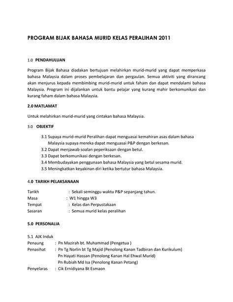 Kertas Cadangan Bijak Bahasa PDF