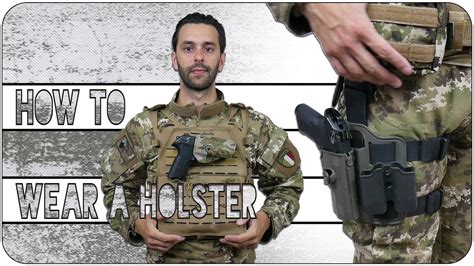 Airsoft Tips Eng Sub Best Holster Position For Airsoft Youtube