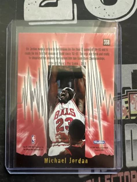 1996 SKYBOX NBA Hoops MICHAEL JORDAN Earth Shakers Chicago Bulls